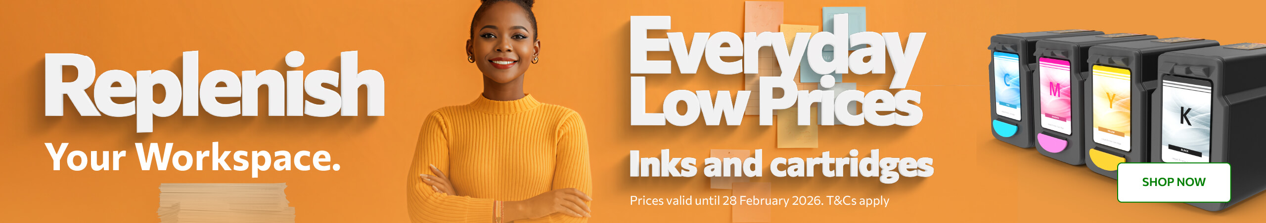 Replenish Your Workspace - Inks And Cartridges