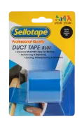 SELLOTAPE Duct Tape 48mm x 5m Bookbinding SA5850 - Blue image