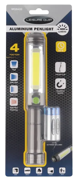 Leisure Quip Pen Working Light with Clip 400 Lumens MQ8432 (Each)