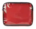 Waltons Primeline Clear Front Colored Subject Sorter Bag (Each) - Red image