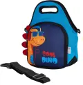 Unicorn Neoprene Lunch Bag With Handle - Dinosaur image