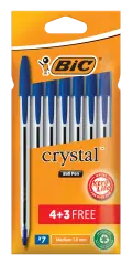Bic Crystal Xtra Life Ballpen (4+3) - Blue image