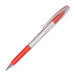 PENTEL Rubber Grip Ballpen BK101M - Red