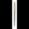 Parker Jotter Ball Pen Medium Nib Black Ink-Gold Trim-Gift Box NS1953345GB (Each) - Stainless Steel image