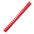 Waltons Primeline Plastic Combo Binding Elements 25mm  - Red image