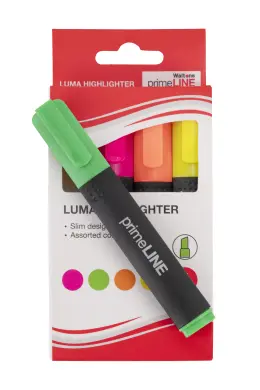 Waltons Primeline Luma Highlighter 4 Pack