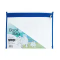 Meeco PVC Book Bag with Zip - Blue image