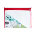 Meeco PVC Book Bag with Zip - Red image