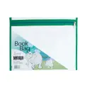 Meeco PVC Book Bag with Zip - Green image