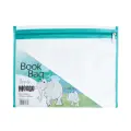 Meeco PVC Book Bag with Zip - Turqouise image
