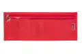Waltons Primeline Clear Front Colored 33cm Pencil Bag (Each) - Red image
