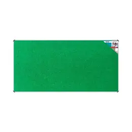 Parrot Bulletin Board Ribbed Aluminium Frame 2400mmx1200mm BD0676 (Each) - Green