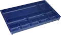 Bantex desk drawer organiser plastic 10 compartment B9841 (Per 1) - Blue image