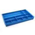 Bantex desk drawer organiser plastic 10 compartment B9841 (Per 1) - Cobalt Blue image