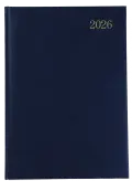 A5 WEEK-TO-VIEW - PADDED / NO PERIMETER STITCH - Navy Blue image