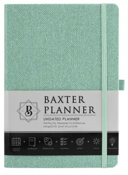 Baxter Undated Planner LuxLeather - Green