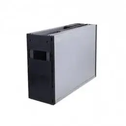 OPTIPLAN Plastic Container A4 325mm Flat Packed (Pack 5) - Black