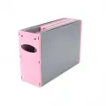 OPTIPLAN Plastic Container A4 325mm Flat Packed (Pack 5) - Pink image