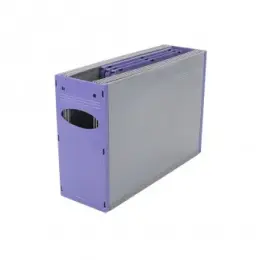 OPTIPLAN Plastic Container A4 325mm Flat Packed (Pack 5) - Mauve