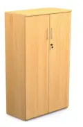 Hinged Door Systems Cupboard 900x450x1500H-3 Shelves - Melamine Oak image