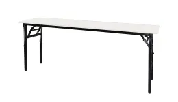 Folding Table-Melamine Top 1800x450 - White Melamine