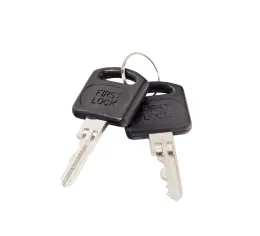 Spare Keys per Set of 2 - Steel Silver