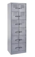12 Compartment Locker 1800Hx600Wx450D - Hammer Grey image