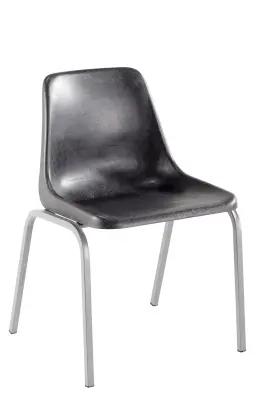 Polyshell Chair 375H Grade 4-5 - Plastic Charcoal