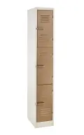 3 Compartment Locker 1800Hx300Wx450D - Ivory/Karoo image