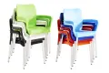 Fastline II Canteen Armchair - Plastic Blue image