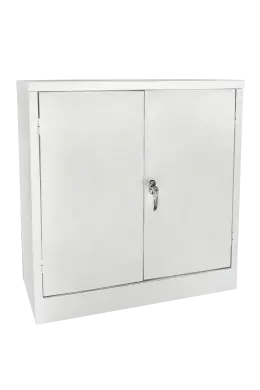 Stationery Cupboard 900Hx900Wx450D- Including 2 Shelves - White