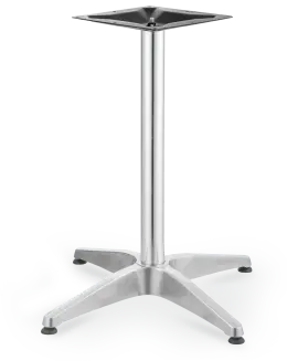 Aluminium Base - 725mm Overall Height - Aluminium