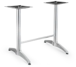 Aluminium Base - 725mm Overall Height - Aluminium