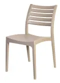 Amber PP Indoor and Outdoor Chair -UV Stabilised - Taupe image