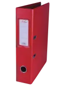 Treeline Lever Arch File PVC A4 70mm with Rado  (Each) - Red image