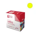Colour Coded Self Adhesive Labels Round 10mm Roll of 700 C10 - Fluorescent Yellow/Lime image