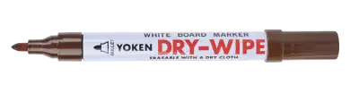 yoken-whiteboard-marker-fine-bullet-point-no600a-brown.jpg