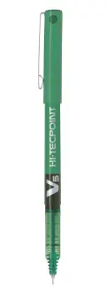 Pilot hi-tech capped rollerball pen liquid gel ink 0.5mm BX-V5 (Per 1) - Green image