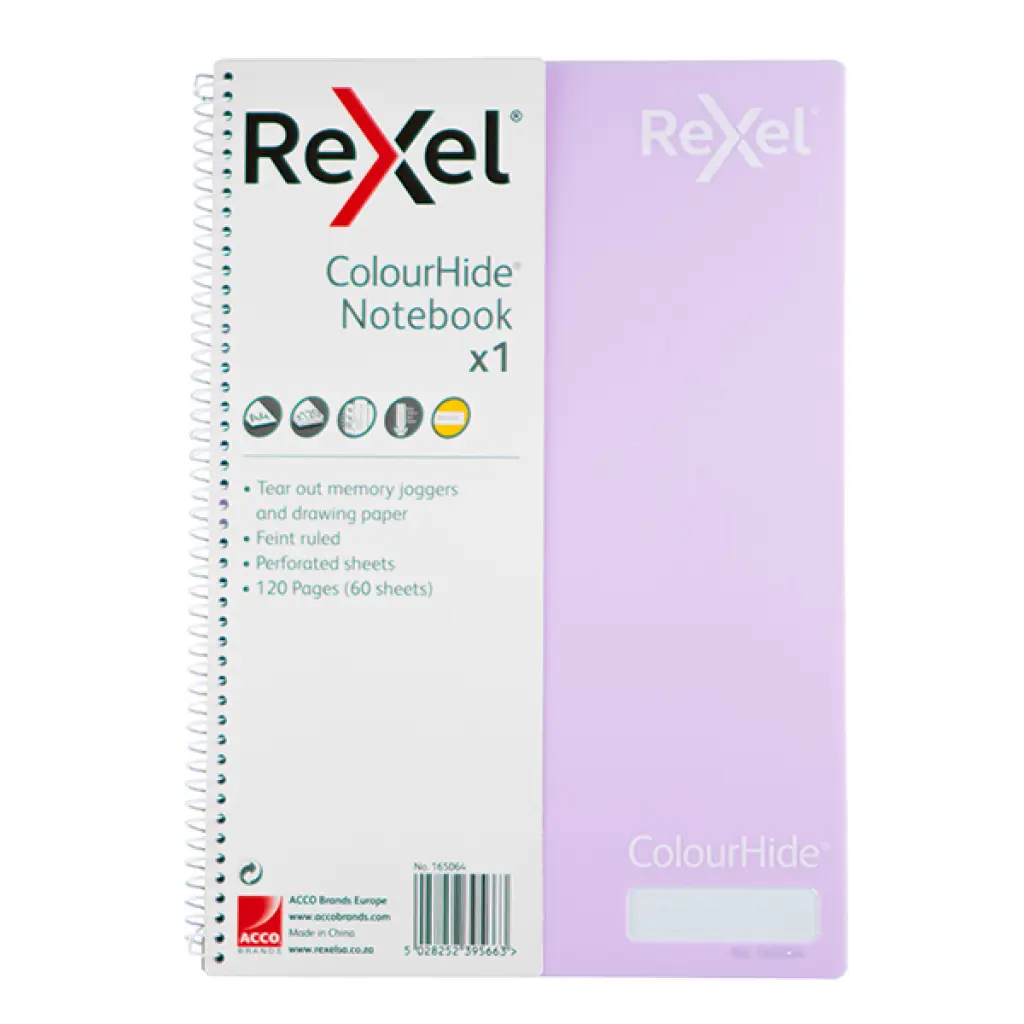 rexel-colourhide-a5-notebookpastelspiral-bound-200-pages-notebook-feint-ruled-perforated-sheets-removeable-bookmark-pastel-purple.jpg