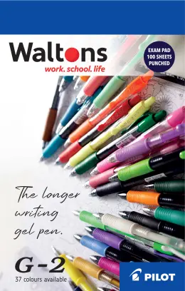 Waltons Exam Pad A4 Fnt/Marg 100pg Punched W389P