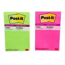 3M Post-it Super Sticky Notes 5845-SS 15285
