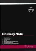 RBE Pen Carbon Pads NCR A5 155mmx210mm Tripl Printed  - A-Delivery image