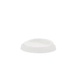 Green Home Compostable Hot Cup Lid White 350/500ml Pack 1000 - White