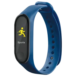 Volkano Tech Core Series Fitness Bracelet with Heart Rate Monitor Blue