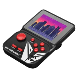VGaming Nostalgia Series Handheld Retro Game Station with 4GB Micro SD Black VX-161-BK