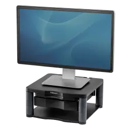 Fellowes Premium Monitor Riser Plus Graphite 166mmx338mmx340mm