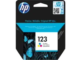 HP 123 Original Ink Cartridge - Tri-color F6V16AE