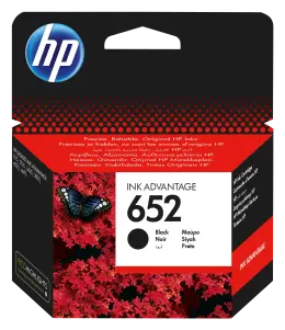HP 652 Black Ink Advantage Cartridge F6V25AE