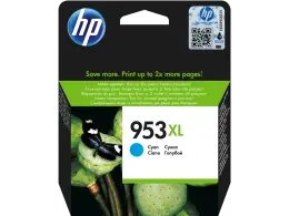 HP 953XL Cyan High Yield Ink Cartridge 1600 Page Yield F6U16AE
