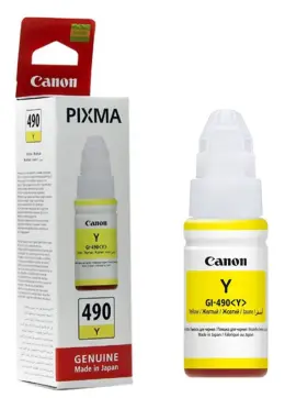 Canon GI-490 Yellow Original Ink Bottle - CGI490Y